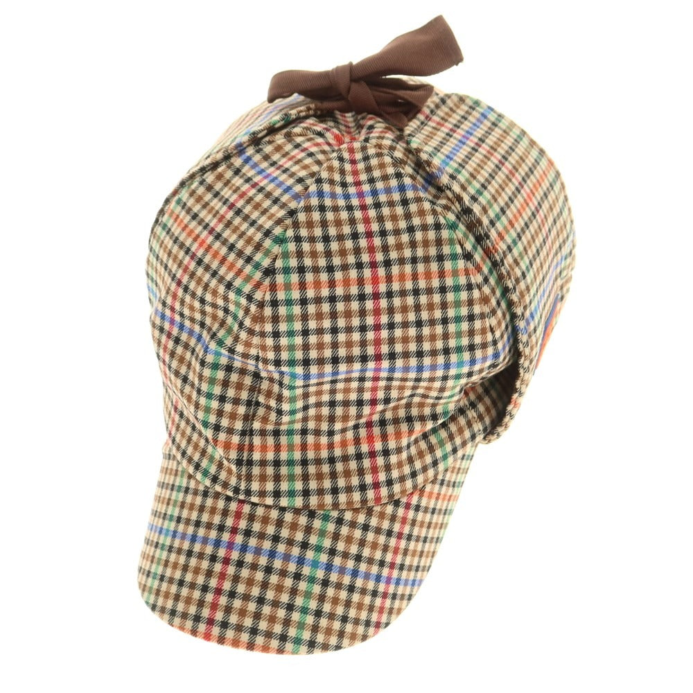[Used] Ninety-Nine Percent Is 99%IS- Gun Club Check Cap Beige x Multicolor [Condition Rank B] [Men&