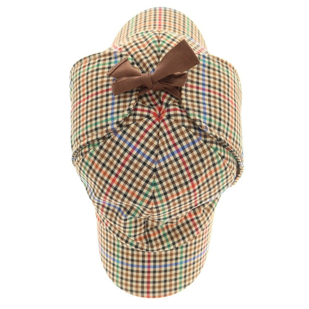 [Used] Ninety-Nine Percent Is 99%IS- Gun Club Check Cap Beige x Multicolor [Condition Rank B] [Men&