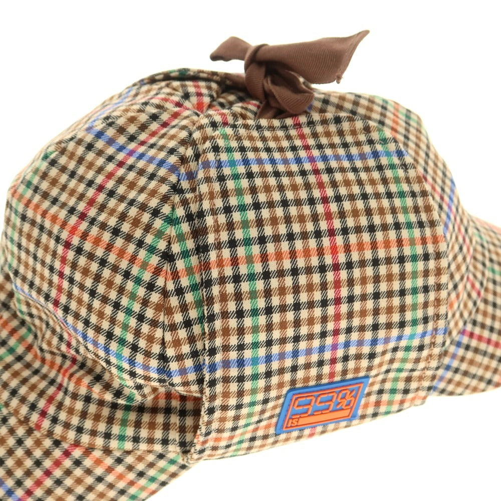 [Used] Ninety-Nine Percent Is 99%IS- Gun Club Check Cap Beige x Multicolor [Condition Rank B] [Men&