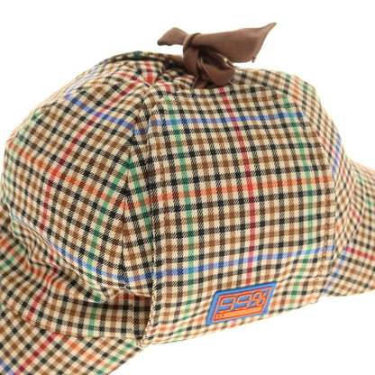 [Used] Ninety-Nine Percent Is 99%IS- Gun Club Check Cap Beige x Multicolor [Condition Rank B] [Men&