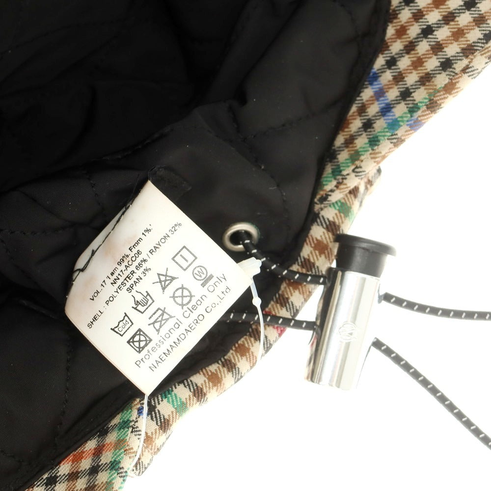 [Used] Ninety-Nine Percent Is 99%IS- Gun Club Check Cap Beige x Multicolor [Condition Rank B] [Men&