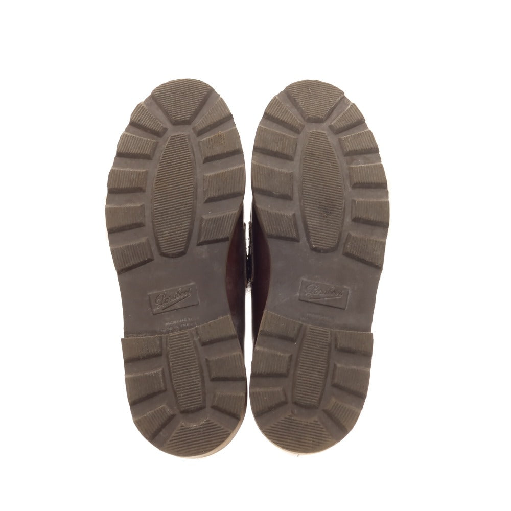 [Used] Paraboot REIMS VISON Mink Fur Loafers Brown x Dark Gray [8] [Condition Rank B] [Men&