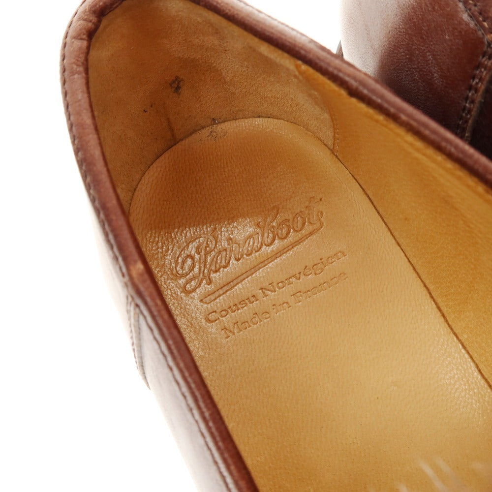 [Used] Paraboot REIMS VISON Mink Fur Loafers Brown x Dark Gray [8] [Condition Rank B] [Men&