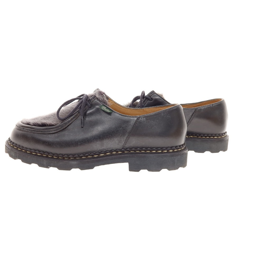 [Used] Paraboot MICHAEL VISON Mink fur Tyrolean shoes Black x gray [42] [Condition rank A] [Men&