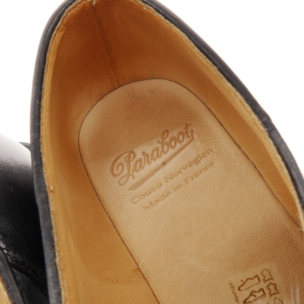 [Used] Paraboot MICHAEL VISON Mink fur Tyrolean shoes Black x gray [42] [Condition rank A] [Men&