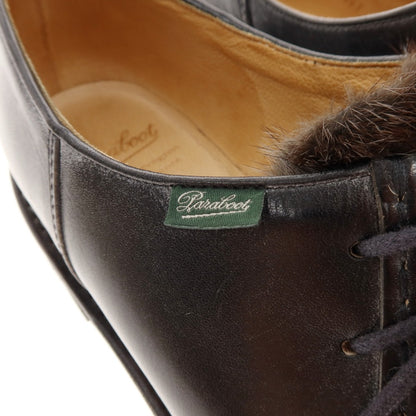 [Used] Paraboot MICHAEL VISON Mink fur Tyrolean shoes Black x gray [42] [Condition rank A] [Men&