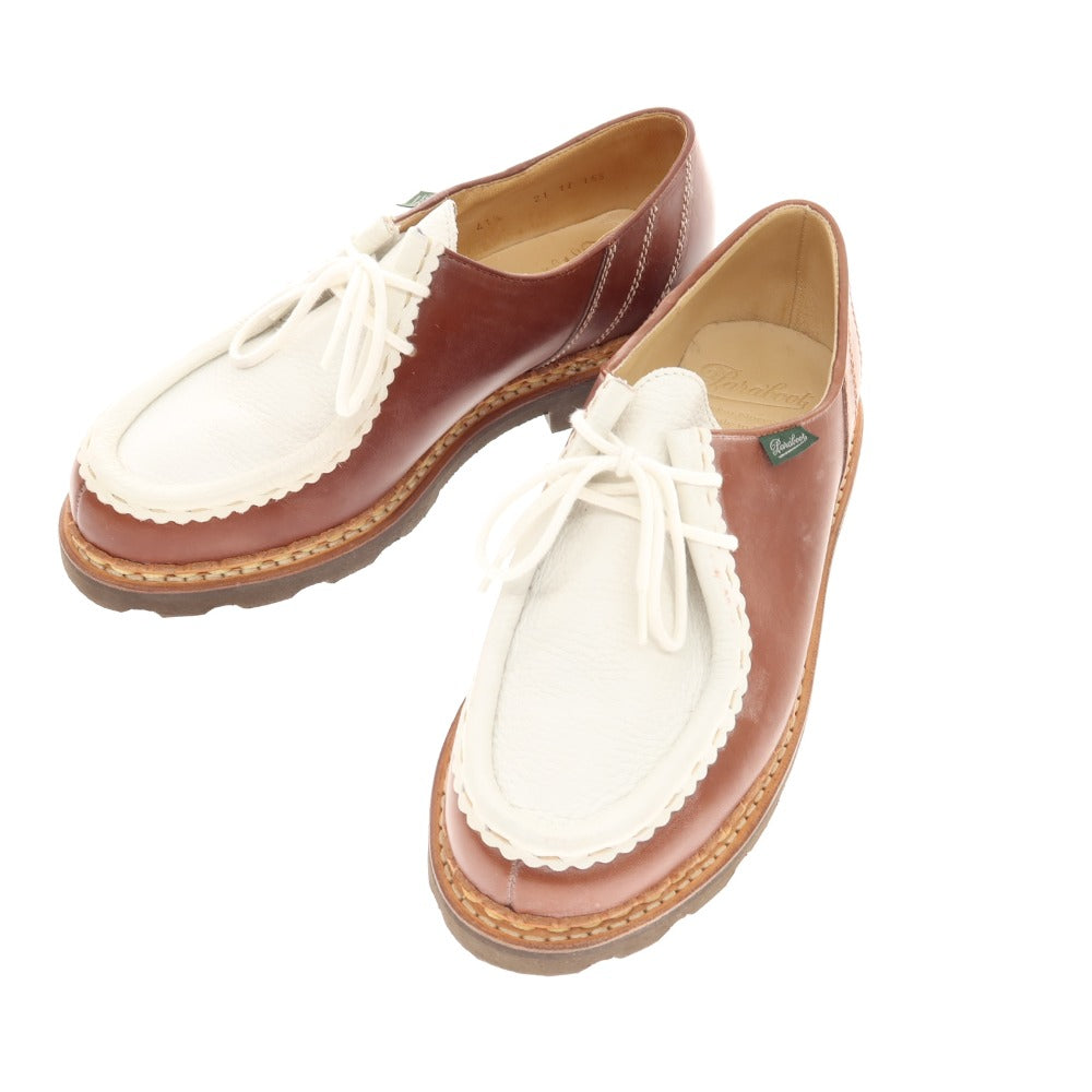 [Used] Paraboot fennica special order Morzine combination Tyrolean shoes brown x white [41 1/2] [Condition rank A] [Men&
