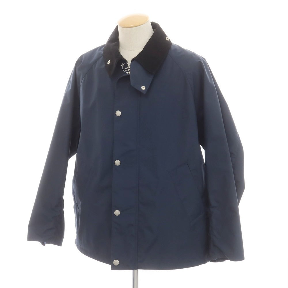 【中古】バブアー Barbour TRANSPORT ナイロン フィールドジャケット ネイビー【 42 】【 状態ランクA 】【 メンズ 】