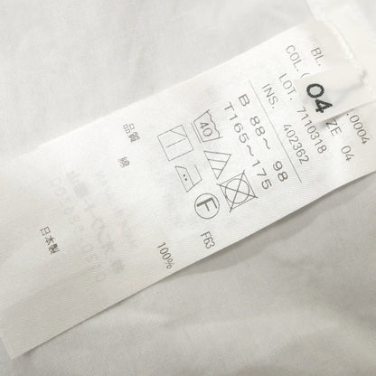 [Used] ATON Cotton Casual Shirt White [4] [Condition Rank B] [Men&