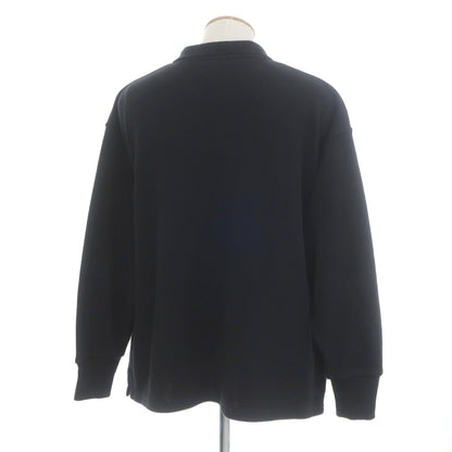 [Used] Crepuscule crepuscule URBAN RESEARCH special order 2025 Spring/Summer cotton linen collared V-neck pullover knit black [2] [Condition rank B] [Men&