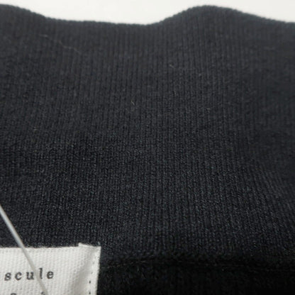 [Used] Crepuscule crepuscule URBAN RESEARCH special order 2025 Spring/Summer cotton linen collared V-neck pullover knit black [2] [Condition rank B] [Men&