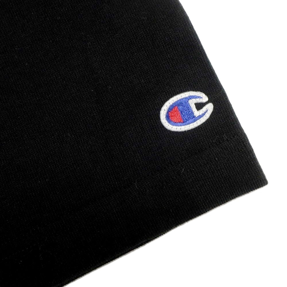 [Used] [Unused] Champion URBAN RESEARCH Exclusive 2025 Spring/Summer Cotton Crew Neck Short Sleeve T-Shirt Black [L] [Condition Rank S] [Men&