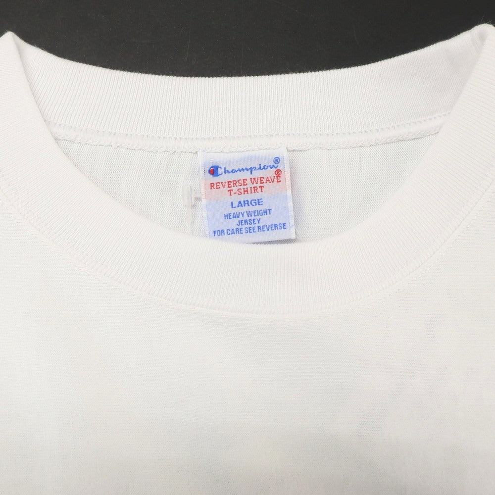[Used] [Unused] Champion URBAN RESEARCH Exclusive 2025 Spring/Summer Cotton Crew Neck Short Sleeve T-Shirt White [L] [Condition Rank S] [Men&