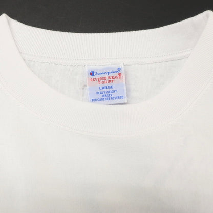 [Used] [Unused] Champion URBAN RESEARCH Exclusive 2025 Spring/Summer Cotton Crew Neck Short Sleeve T-Shirt White [L] [Condition Rank S] [Men&