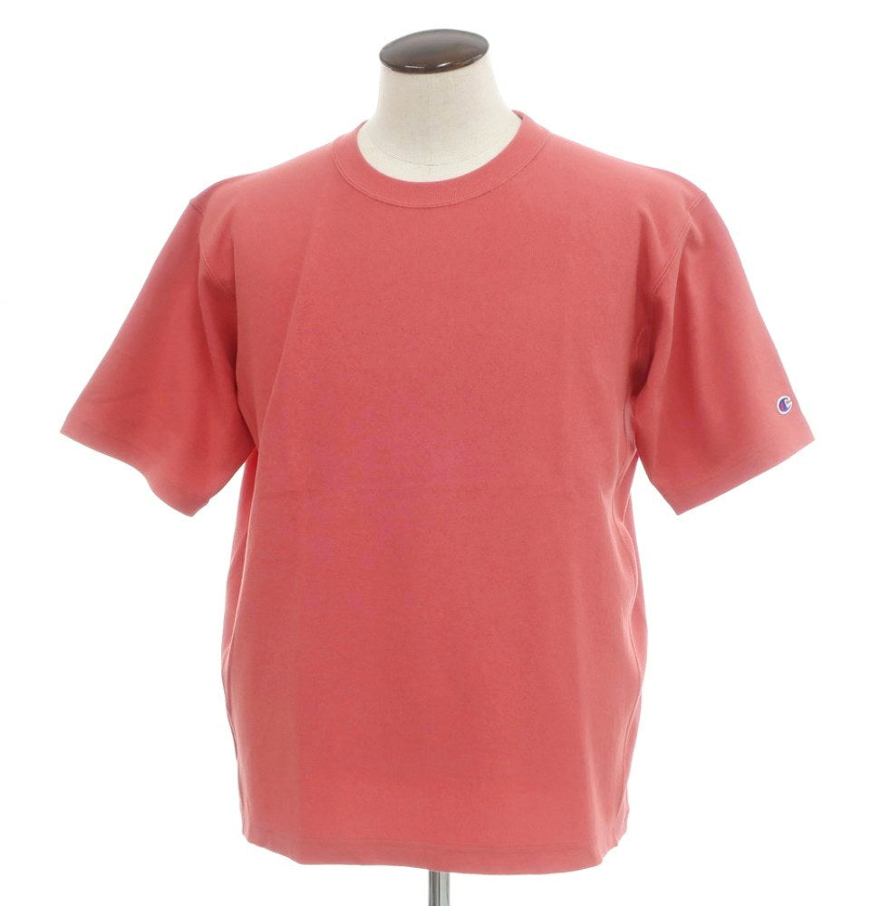 [Used] [Unused] Champion URBAN RESEARCH special order 2025 Spring/Summer cotton crew neck short sleeve T-shirt in pink [L] [Condition rank S] [Men&