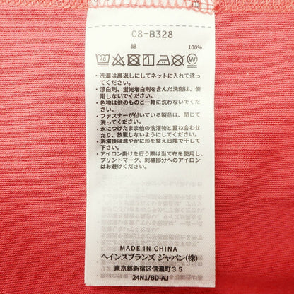 [Used] [Unused] Champion URBAN RESEARCH special order 2025 Spring/Summer cotton crew neck short sleeve T-shirt in pink [L] [Condition rank S] [Men&
