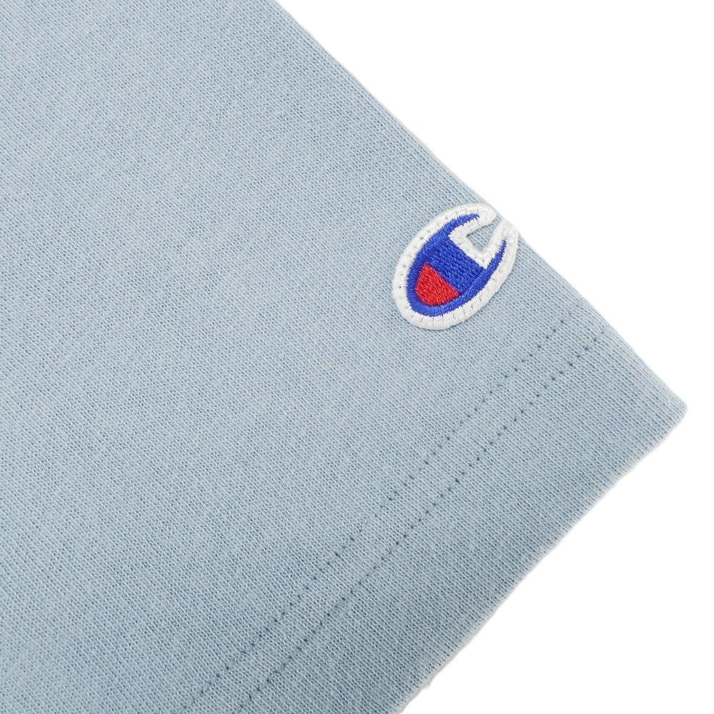 [Used] [Unused] Champion URBAN RESEARCH exclusive 2025 Spring/Summer cotton crew neck short sleeve T-shirt light blue [L] [Condition rank S] [Men&