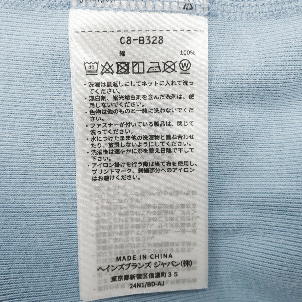 [Used] [Unused] Champion URBAN RESEARCH exclusive 2025 Spring/Summer cotton crew neck short sleeve T-shirt light blue [L] [Condition rank S] [Men&