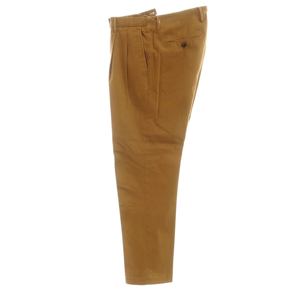 [Used] CellarDoor Stretch Cotton Casual Slacks Pants Camel [46] [Condition Rank C] [Men&
