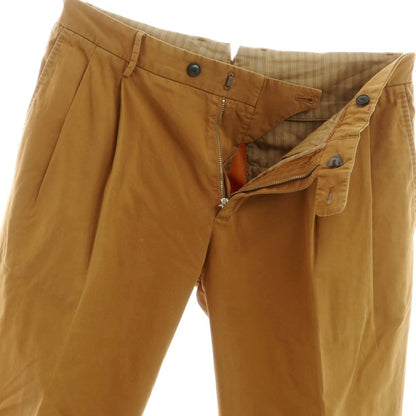 [Used] CellarDoor Stretch Cotton Casual Slacks Pants Camel [46] [Condition Rank C] [Men&