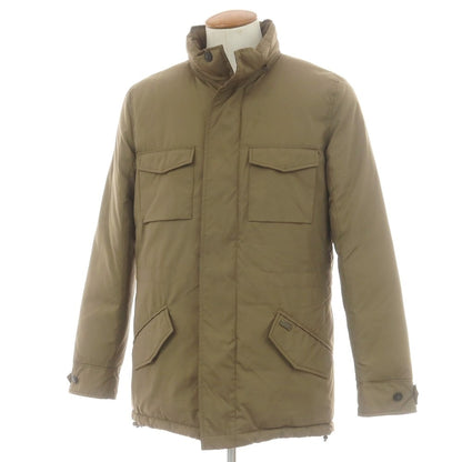 【中古】ダニエレアレッサンドリーニ DANIELE ALESSANDRINI ポリエステル スタンドカラー 中綿ブルゾン オリーブカーキ【 表記なし（M位） 】【 状態ランクB 】【 メンズ 】