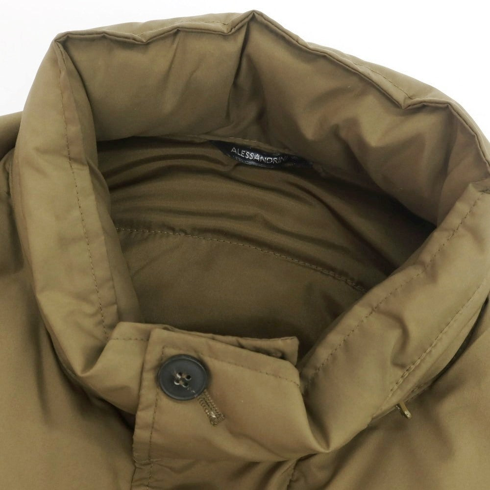 【中古】ダニエレアレッサンドリーニ DANIELE ALESSANDRINI ポリエステル スタンドカラー 中綿ブルゾン オリーブカーキ【 表記なし（M位） 】【 状態ランクB 】【 メンズ 】
