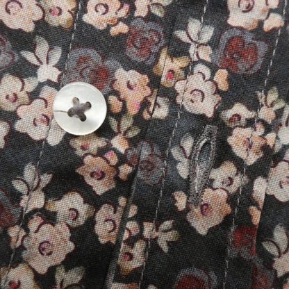 [Used] MESSAGERIE Cotton Floral Casual Shirt Black x Pink [40] [Condition Rank B] [Men&