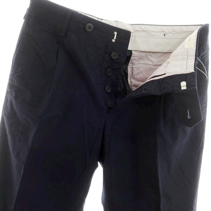 [Used] Mauro Grifoni Cotton Casual Slacks Pants Navy [46] [Condition Rank C] [Men&