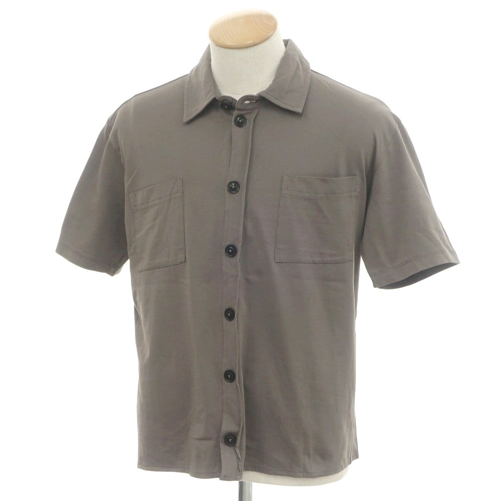 [Used] Daniele Fiesoli DANIELE FIESOLI Cotton Short Sleeve Shirt Dark Warm Gray [S] [Condition Rank B] [Men&