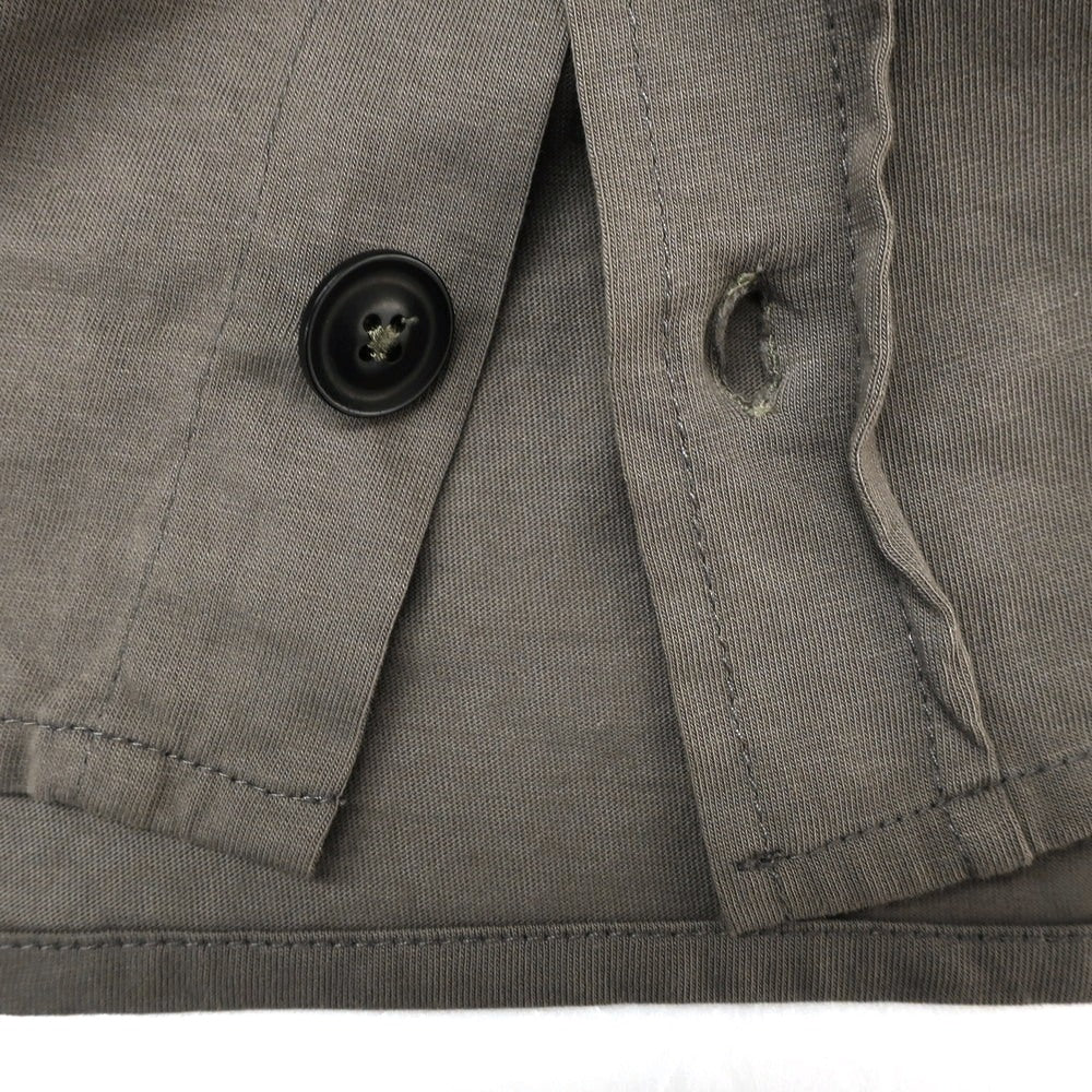 [Used] Daniele Fiesoli DANIELE FIESOLI Cotton Short Sleeve Shirt Dark Warm Gray [S] [Condition Rank B] [Men&