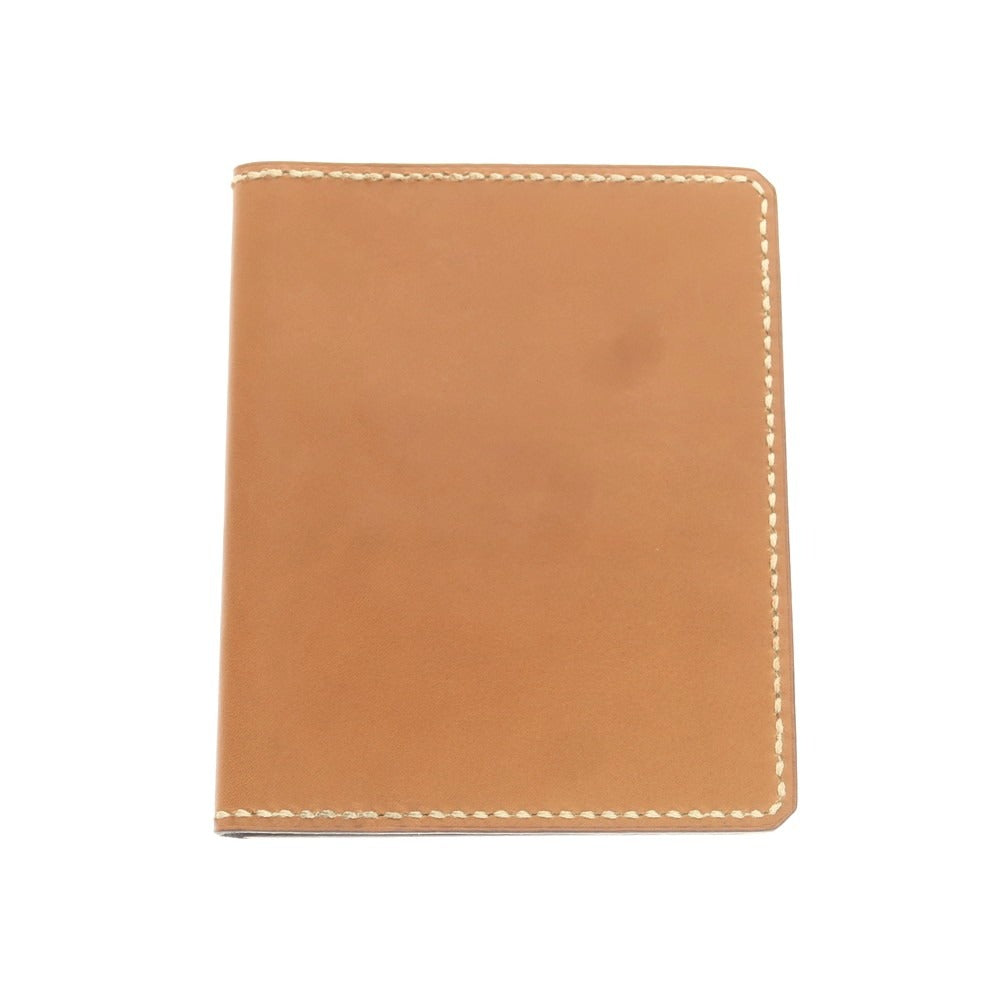 【中古】モローパリ MOREAU PARIS レザー パスポートケース ブラウンxブルーグリーン【 状態ランクB 】【 メンズ 】