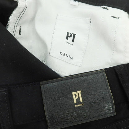 【中古】ピーティートリノ デニム PT TORINO DENIM SWING ストレッチ ウール 5ポケットパンツ ブラック【 31 】【 状態ランクC 】【 メンズ 】