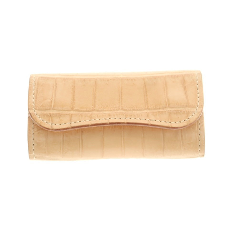 【中古】ワイルドスワンズ WILDSWANS ヌメクロコ CLIPPER2 キーケース ベージュ【 状態ランクA 】【 メンズ 】