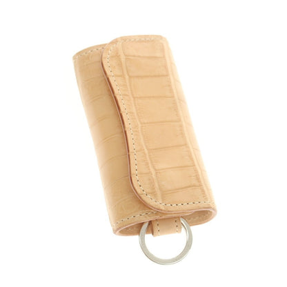 【中古】ワイルドスワンズ WILDSWANS ヌメクロコ CLIPPER2 キーケース ベージュ【 状態ランクA 】【 メンズ 】