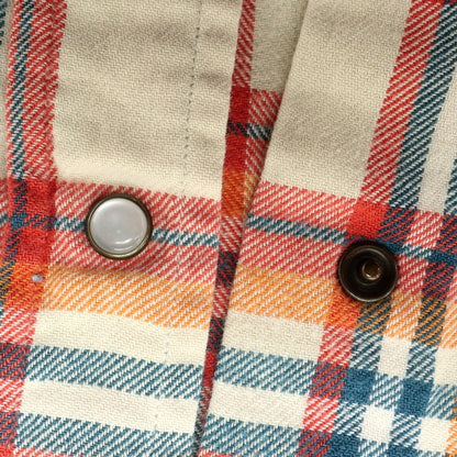 [Used] Salvatore Piccolo Cotton Check Western Shirt Cream x Red [38] [Condition Rank B] [Men&