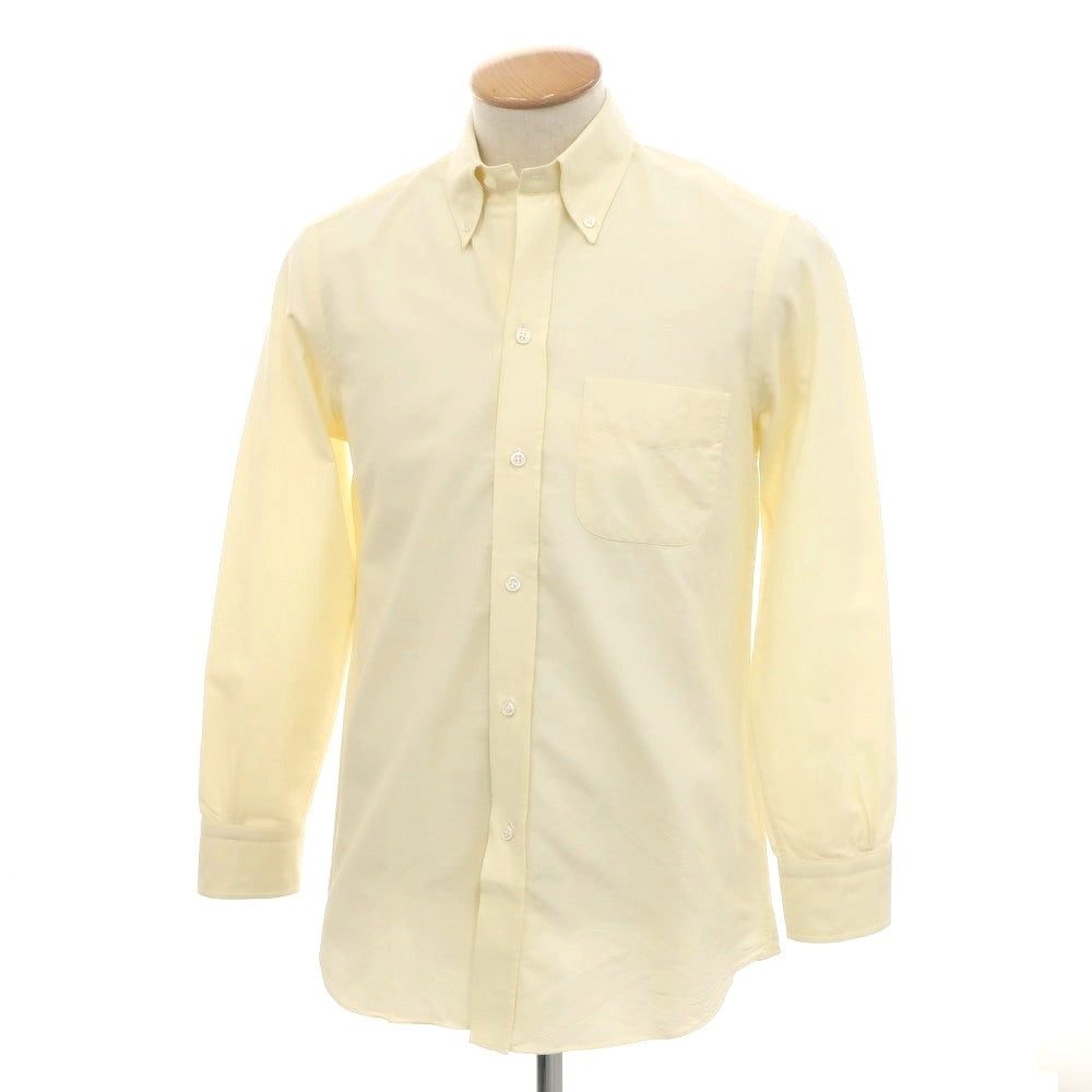 [Used] Salvatore Piccolo Cotton Button-down Casual Shirt Light Yellow [38] [Condition Rank B] [Men&