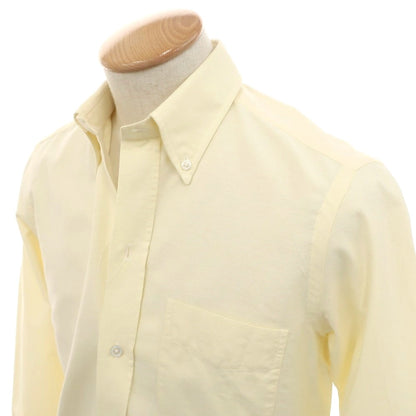[Used] Salvatore Piccolo Cotton Button-down Casual Shirt Light Yellow [38] [Condition Rank B] [Men&