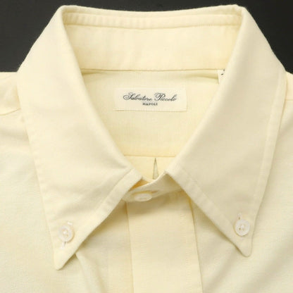 [Used] Salvatore Piccolo Cotton Button-down Casual Shirt Light Yellow [38] [Condition Rank B] [Men&