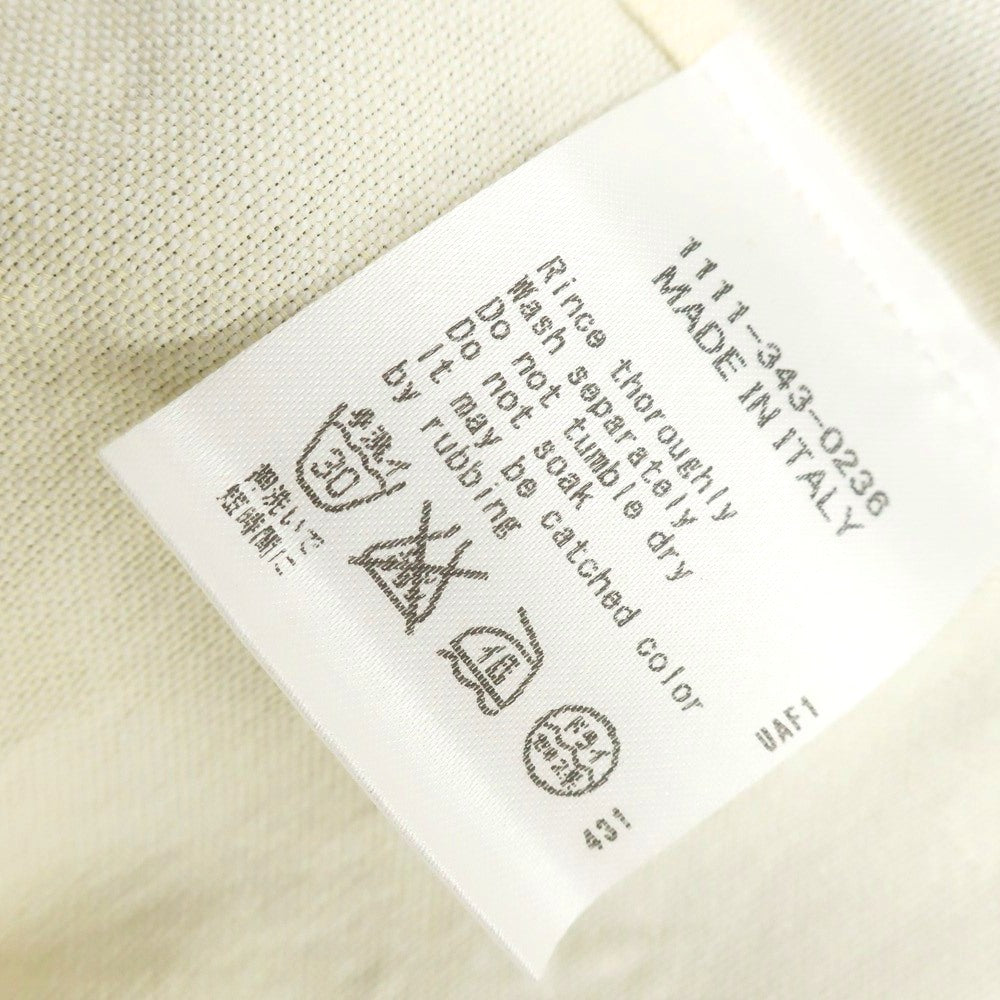 [Used] Salvatore Piccolo Cotton Button-down Casual Shirt Light Yellow [38] [Condition Rank B] [Men&