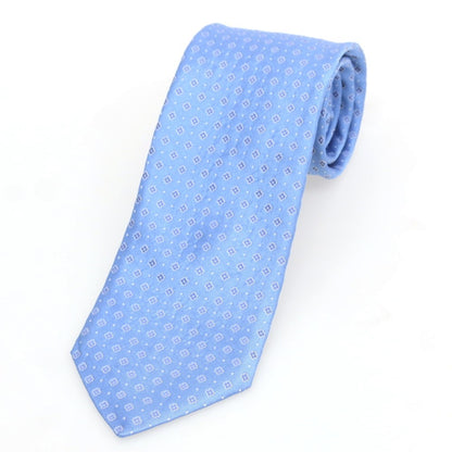 [Used] Brewer BREUER Silk Small Pattern Tie Light Blue [Condition Rank C] [Men&