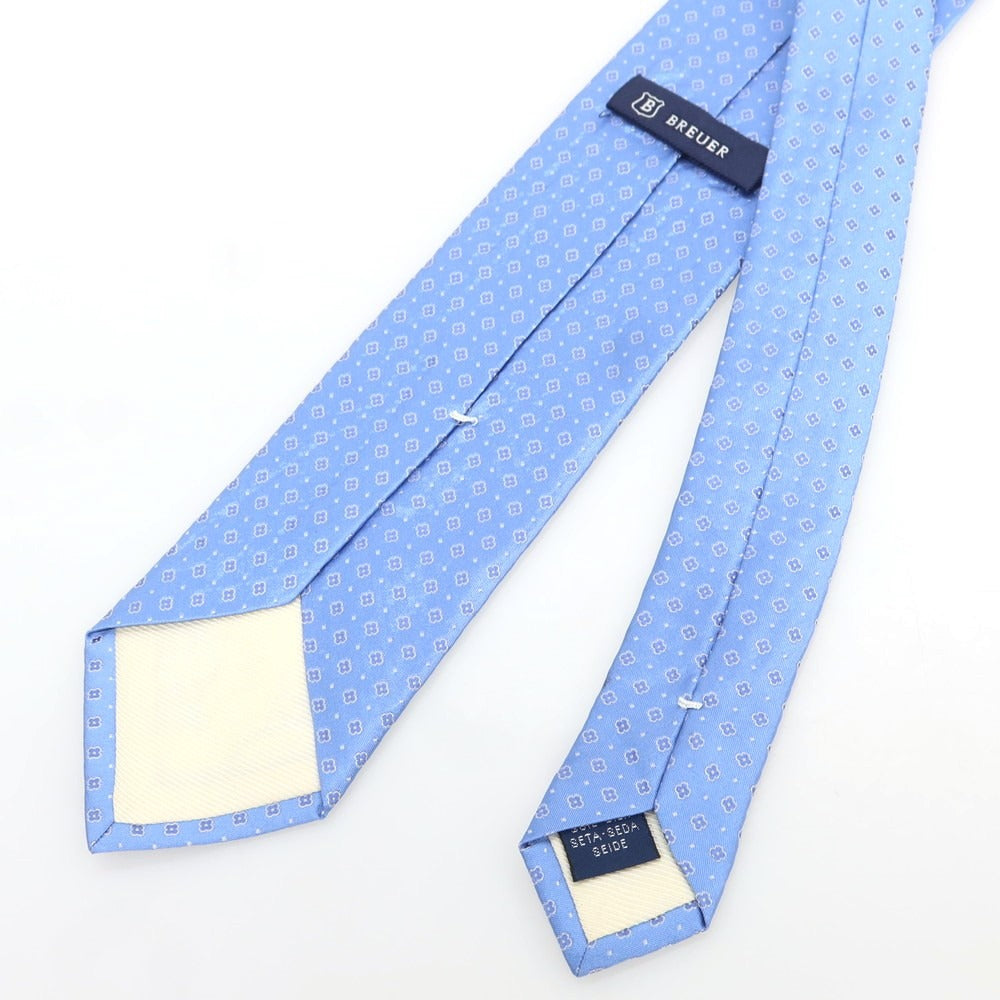[Used] Brewer BREUER Silk Small Pattern Tie Light Blue [Condition Rank C] [Men&