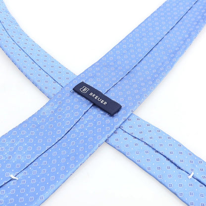 [Used] Brewer BREUER Silk Small Pattern Tie Light Blue [Condition Rank C] [Men&