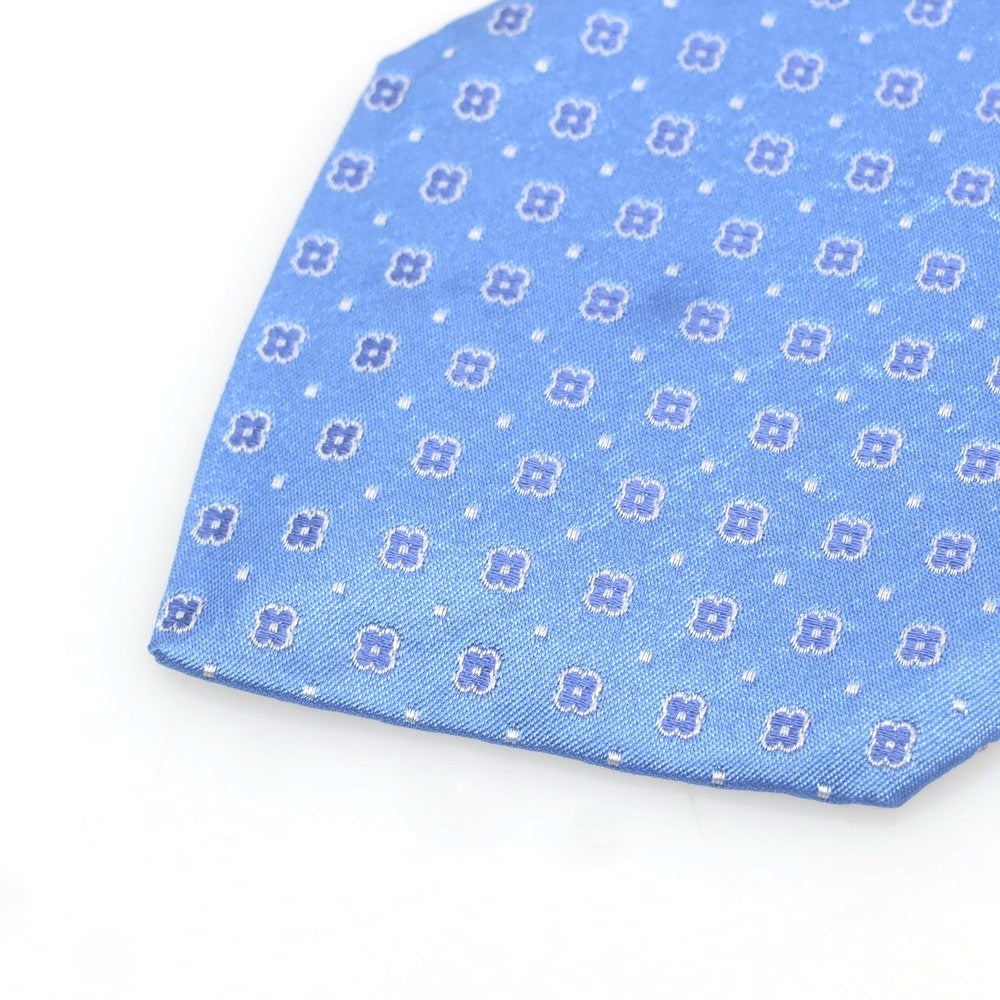 [Used] Brewer BREUER Silk Small Pattern Tie Light Blue [Condition Rank C] [Men&