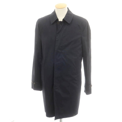 【中古】ハケットロンドン HACKETT LONDON コットン ステンカラーコート ブラック【 S 】【 状態ランクB 】【 メンズ 】