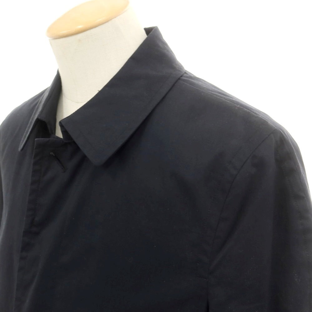 【中古】ハケットロンドン HACKETT LONDON コットン ステンカラーコート ブラック【サイズS】【 状態ランクB 】【 メンズ 】[DPD]