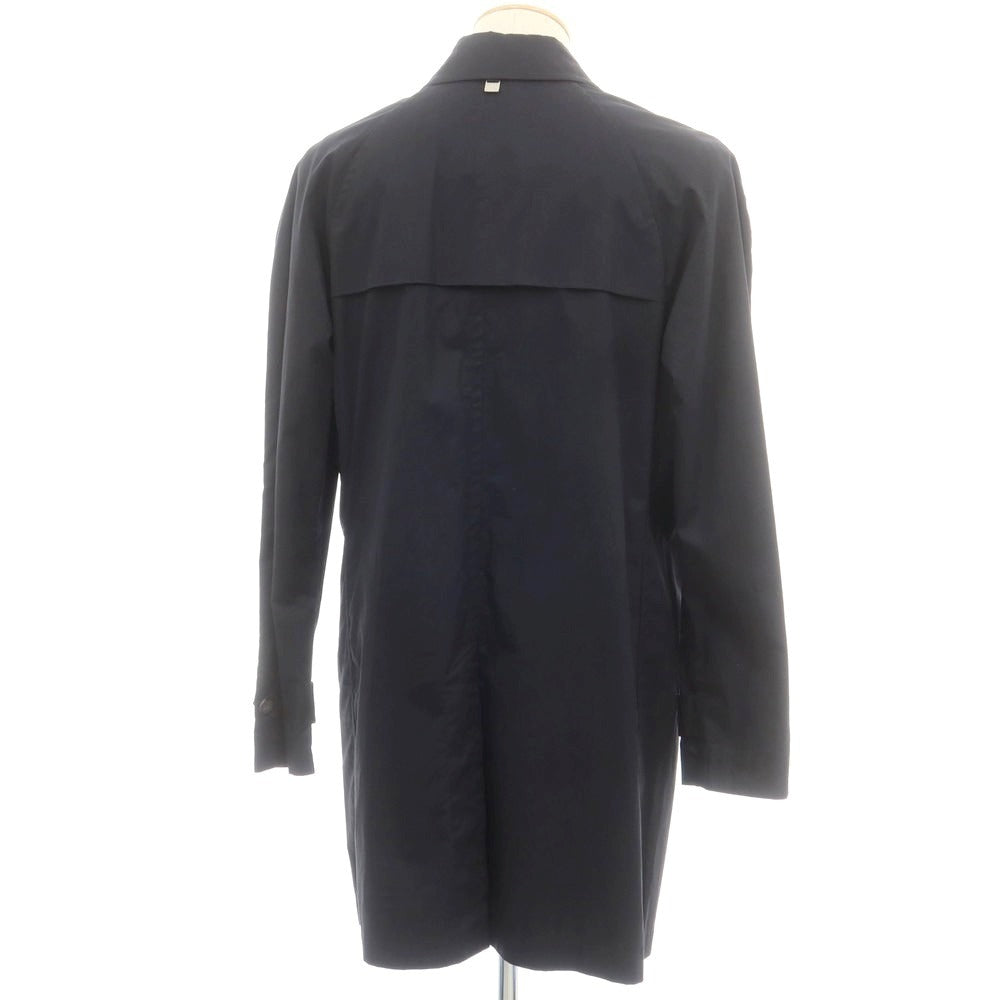【中古】ハケットロンドン HACKETT LONDON コットン ステンカラーコート ブラック【サイズS】【 状態ランクB 】【 メンズ 】[DPD]