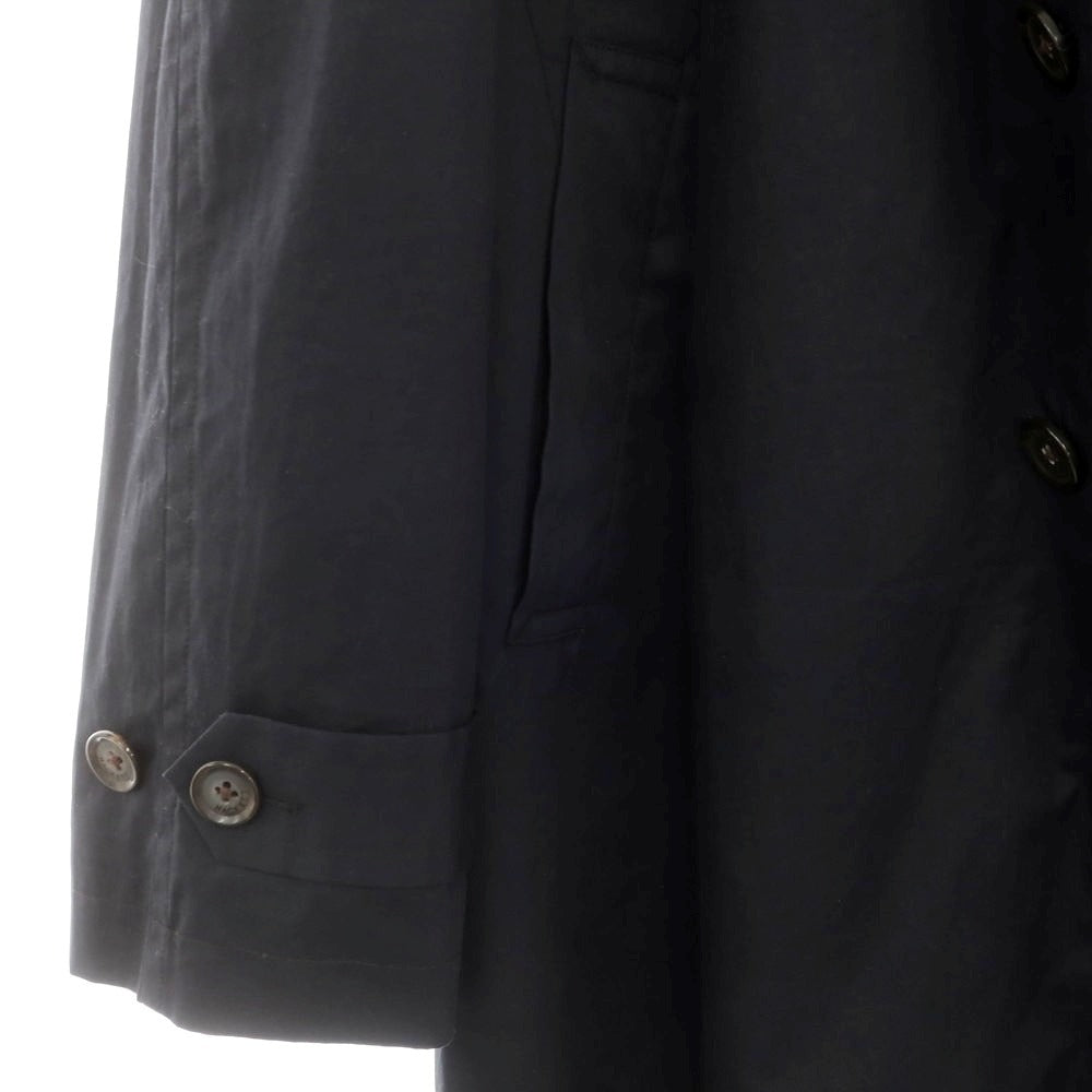 【中古】ハケットロンドン HACKETT LONDON コットン ステンカラーコート ブラック【サイズS】【 状態ランクB 】【 メンズ 】[DPD]