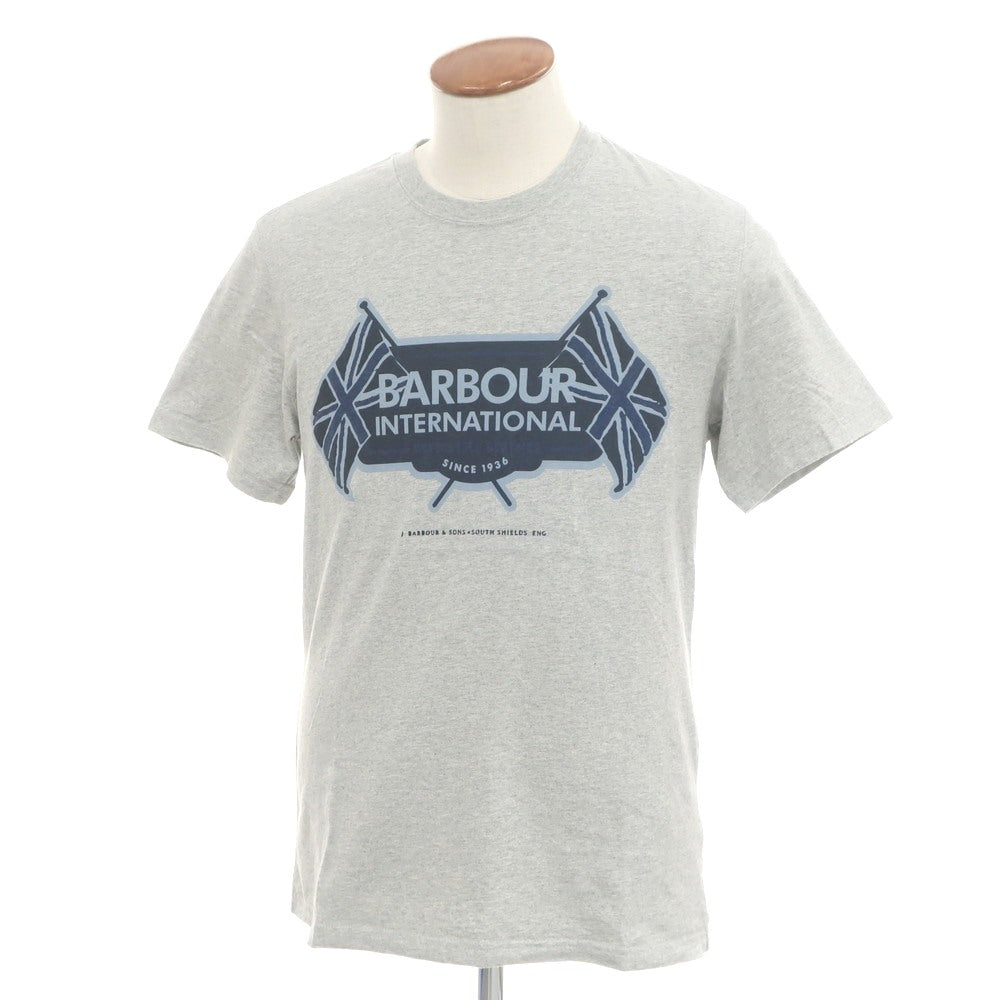 [Used] Barbour Cotton Crew Neck Short Sleeve T-Shirt Grey [M] [Condition Rank B] [Men&