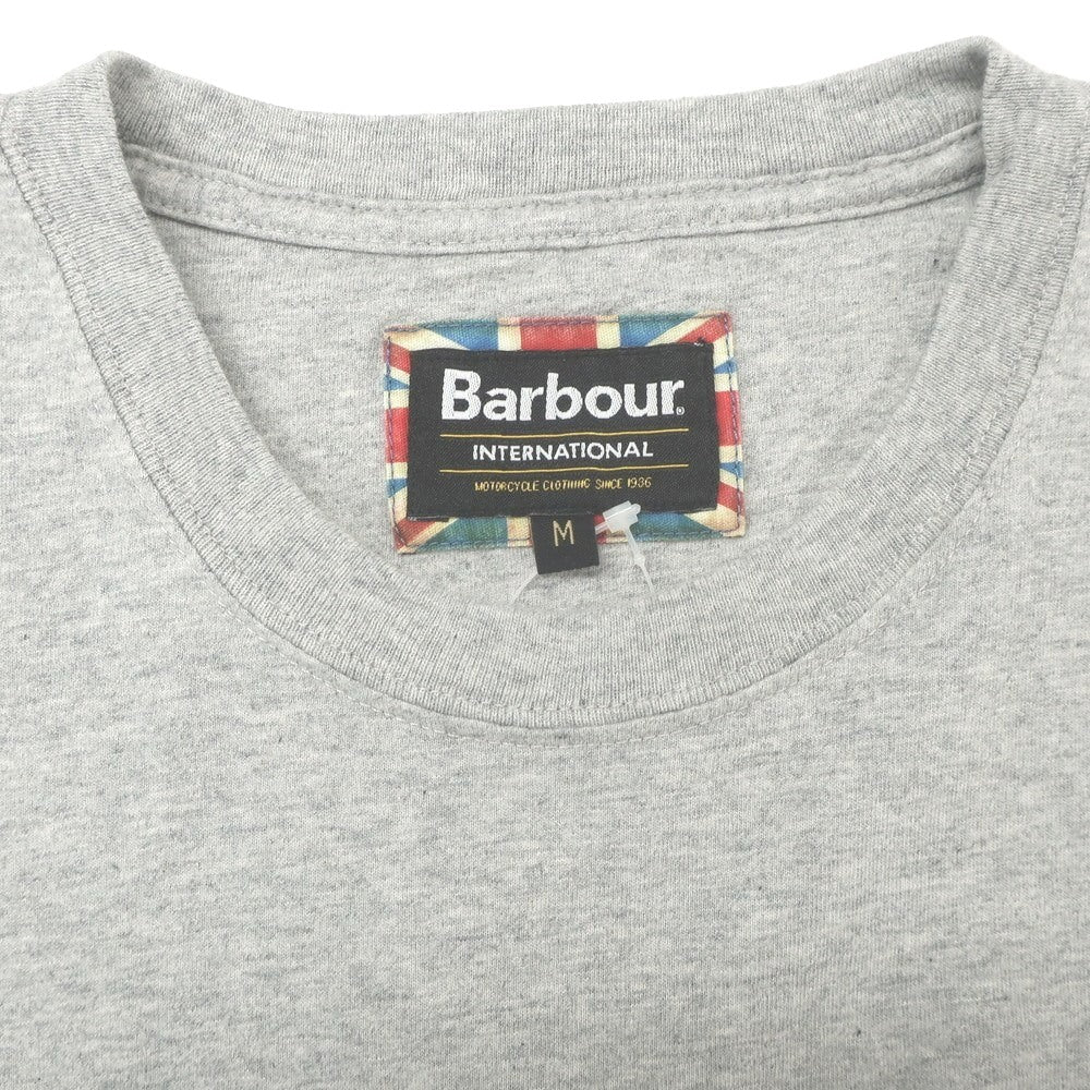 [Used] Barbour Cotton Crew Neck Short Sleeve T-Shirt Grey [M] [Condition Rank B] [Men&