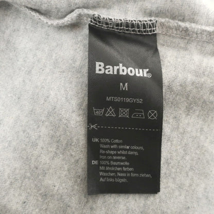 [Used] Barbour Cotton Crew Neck Short Sleeve T-Shirt Grey [M] [Condition Rank B] [Men&